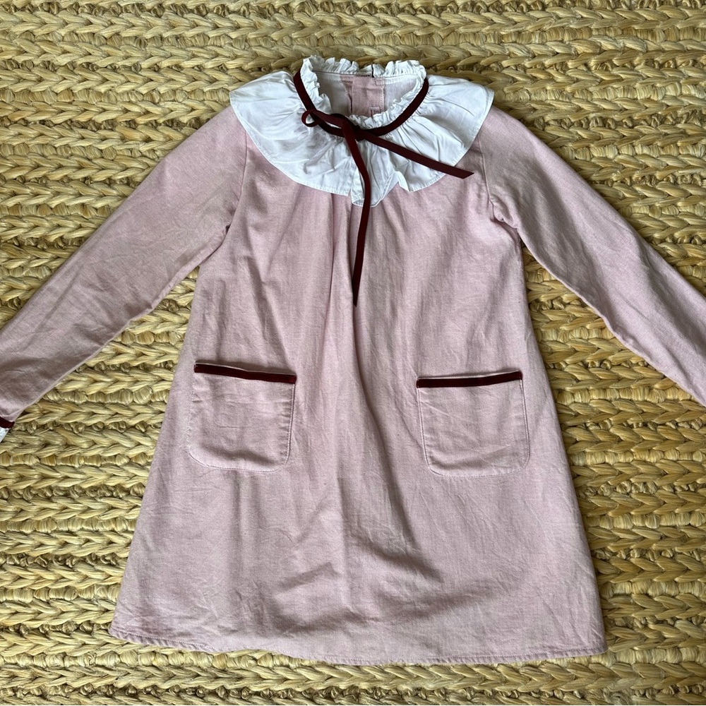 La Coqueta ruffle collar dress 8y
